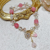 Faceted Rhombus Crystal Bracelet Sweet Candy Baroque