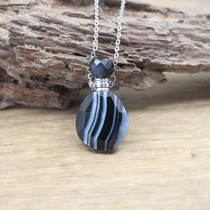 Rose Quartz Essential Oil Pendant Necklace