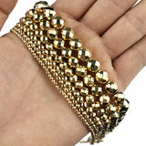 Faceted Hematite Natural Stone Loose Beads 14K - 2/3/4/6/8/10mm