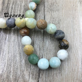 Amazonite Stone Beads for DIY Jewelry Making, 5 Strands/Lot