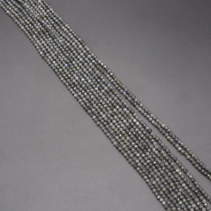 Labradorite Stone Beads for Jewelry Making 3mm