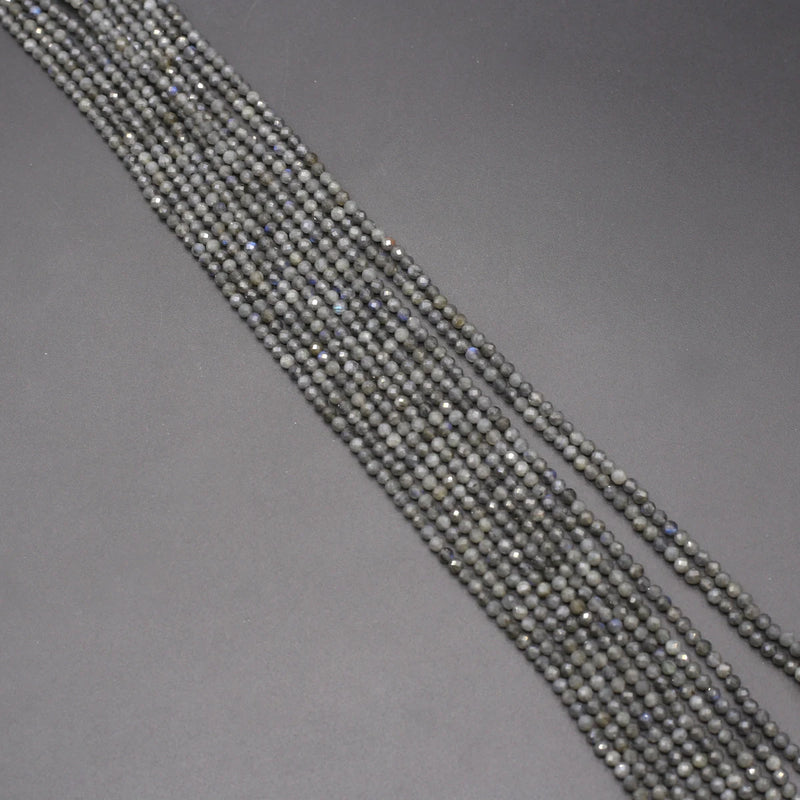 Labradorite Stone Beads for Jewelry Making 3mm