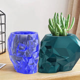 Skull Pen Holder Succulent Flower Pot Silicone Mold