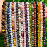 Faceted Tiger Eye Labradorite Quartz Opal Garnet Beads