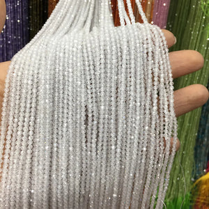 2-3mm Faceted Zircon Beads Natural Stone Crystal Small Beads