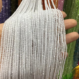 2-3mm Faceted Zircon Beads Natural Stone Crystal Small Beads