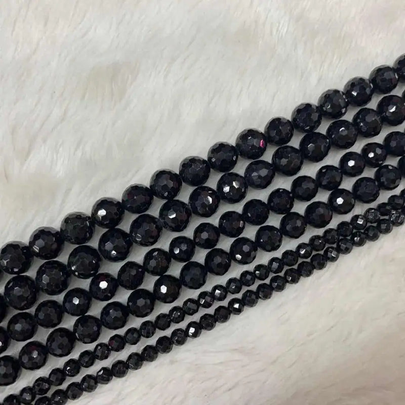 Faceted Tourmaline Beads for DIY Jewelry Making 15''