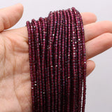 2mm Natural Garnet Beads for Jewelry Making
