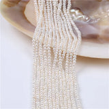3-4mm AA Freshwater Baroque Pearl Strand