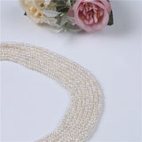 3-4mm AA Freshwater Baroque Pearl Strand