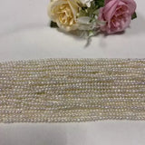 3-4mm AA Freshwater Baroque Pearl Strand
