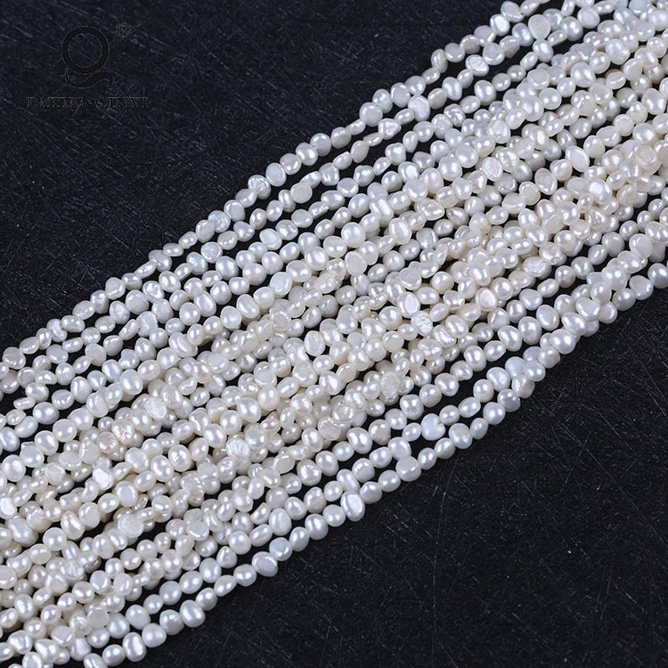 3mm Freshwater Baroque Pearl Strand