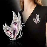 Crystal All-Match Brooch Gift Alloy Jewelry for Women