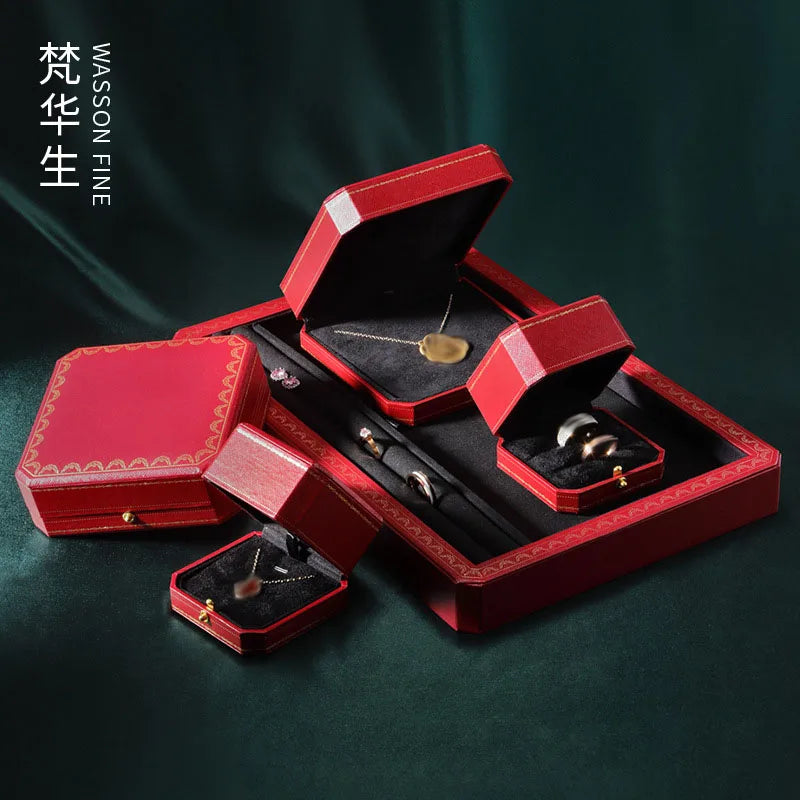 Octagonal Jewelry Storage Box Ring Box Jewelry Display