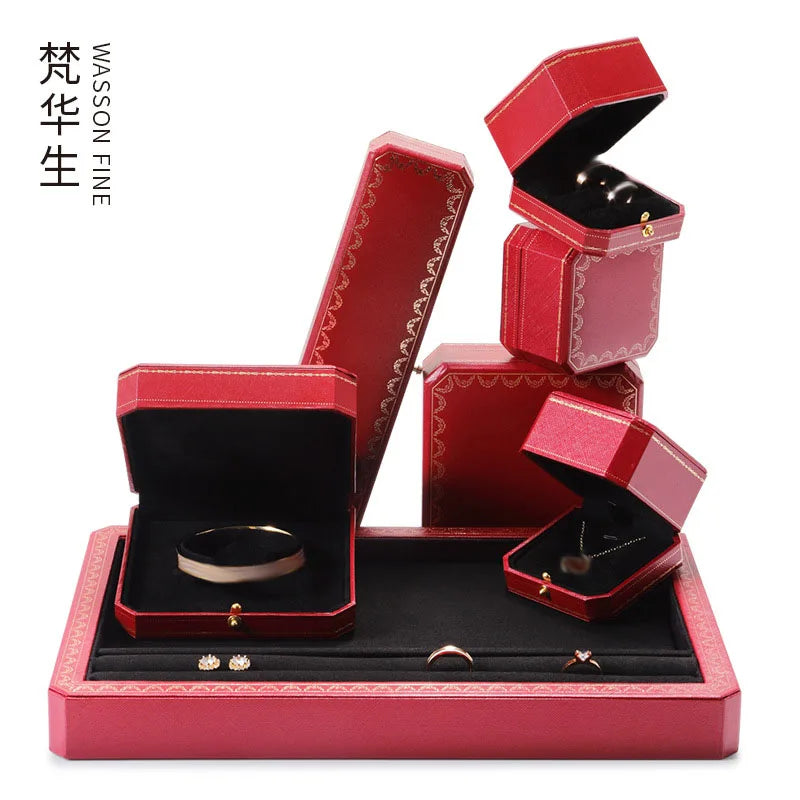 Octagonal Jewelry Storage Box Ring Box Jewelry Display