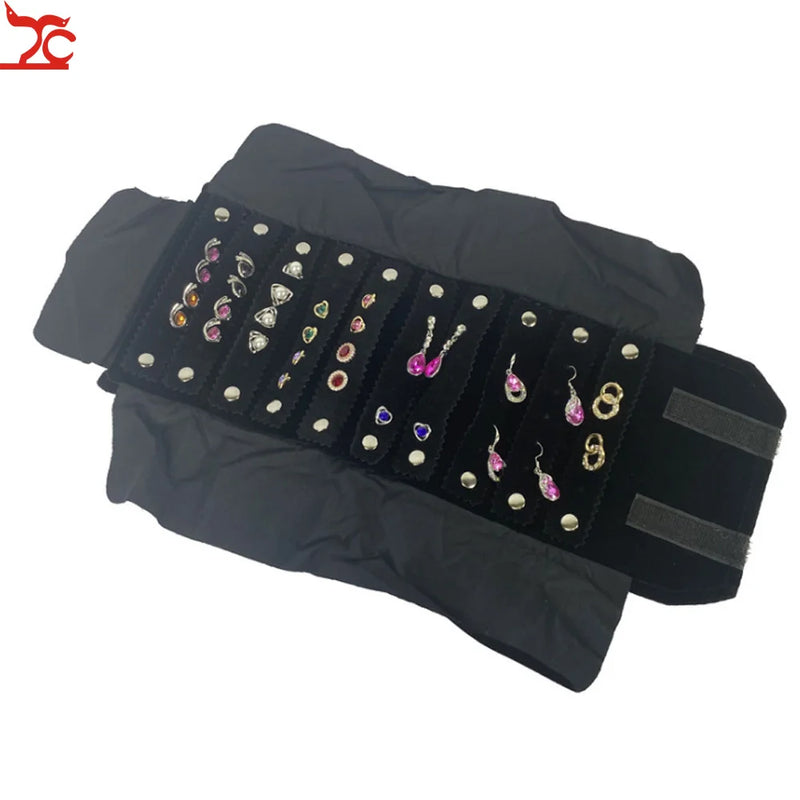Velvet Jewelry Storage Pouch Earring Ring Necklace Organizer