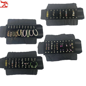 Velvet Jewelry Storage Pouch Earring Ring Necklace Organizer