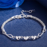 925 Silver Bracelet Beloved Chain Wedding Jewelry