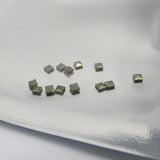 Flat Back Marcasite Stone Beads 1.3mm-2.0mm Square Shape