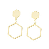 925 Silver Geometric Dangle Earrings for Women