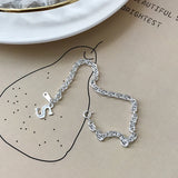 925 Silver Link Chain Bracelet for Women