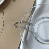 925 Silver Link Chain Bracelet for Women