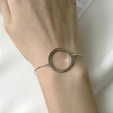 925 Silver Snake Bone Wire Bracelet for Women