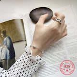 925 Silver Transfer Bracelets Fine Jewelry for Women