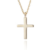 925 Silver Cross Pendant Chain Necklace Fine Jewelry for Women