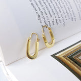 925 Silver U Shape Stud Earrings for Women