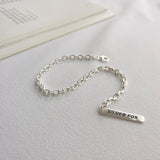 925 Silver Hand Chain for Women Elegant Bracelet Jewelry