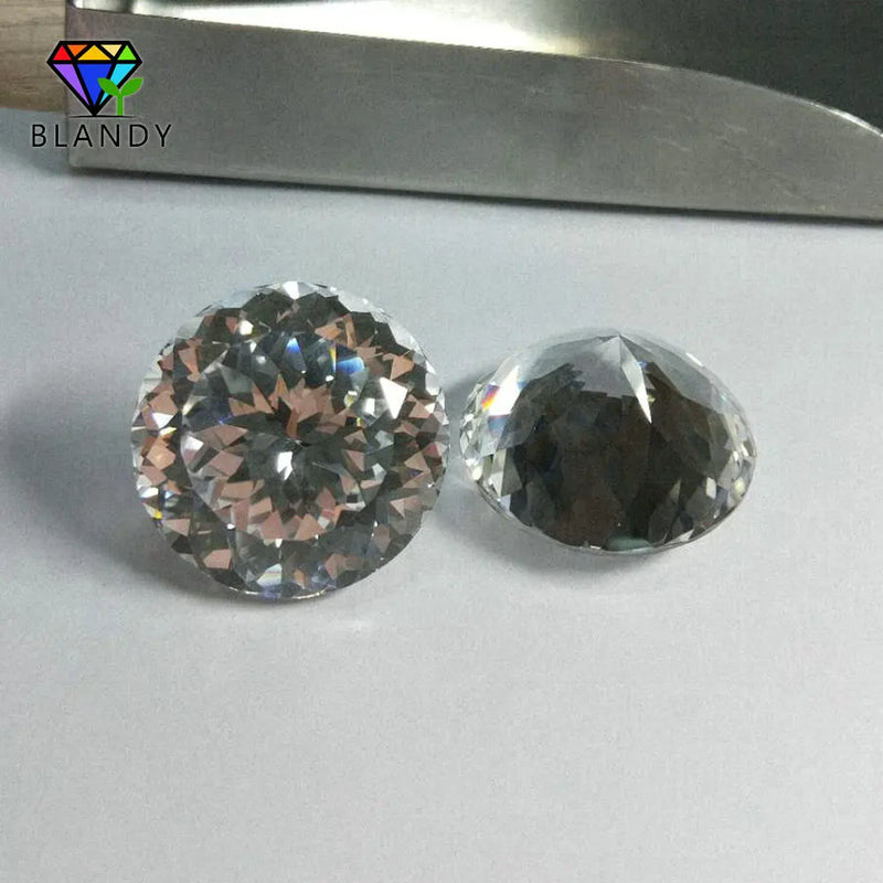 20~100mm Loose AAAAA Round Cut Sapphires Stone Synthetic Gems For Jewelry