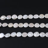 20MM Natural Coin Button Pearl Strand