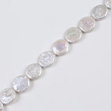 20MM Natural Coin Button Pearl Strand