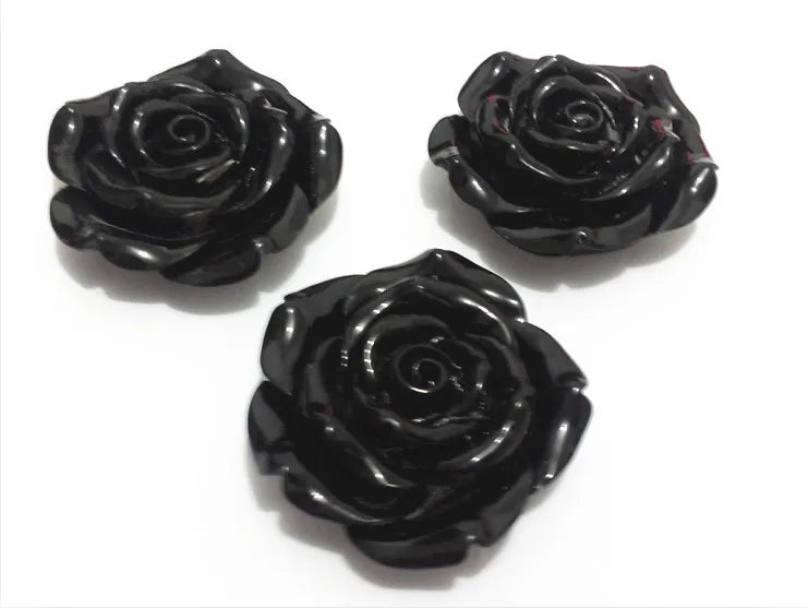 42MM Flatback Resin Flower Chunky Beads Bulk Lot 50pcs