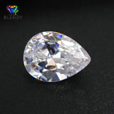 Pear Shape CZ Loose Stone Synthetic Gems For Jewelry