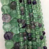 Fluorite Jade Gemstone Round 6/8/10MM Loose Beads
