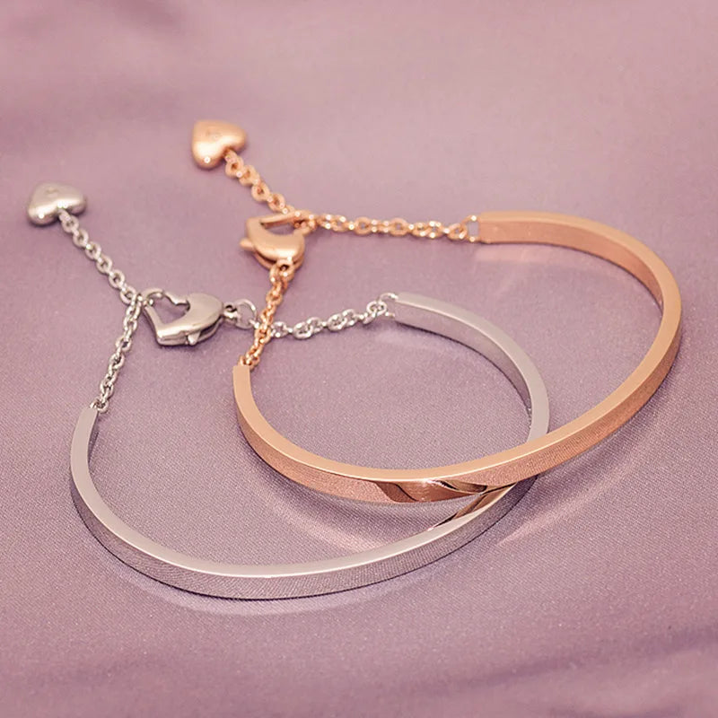 Stainless Steel Bangles Bracelets for Women