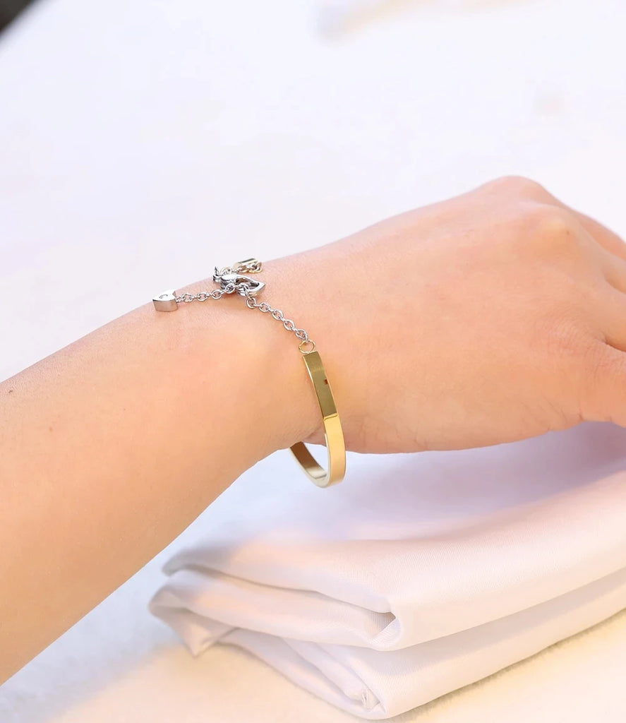 Stainless Steel Bangles Bracelets for Women