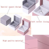 Square Ring Box Jewelry Packaging Lightweight
