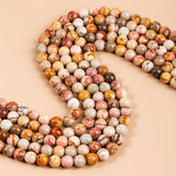 Natural Round South African Agate Beads Spacer Loose Stone Beads