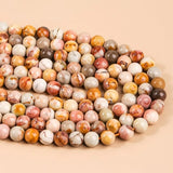 Natural Round South African Agate Beads Spacer Loose Stone Beads
