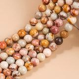 Natural Round South African Agate Beads Spacer Loose Stone Beads