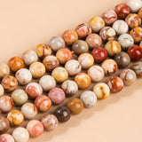 Natural Round South African Agate Beads Spacer Loose Stone Beads