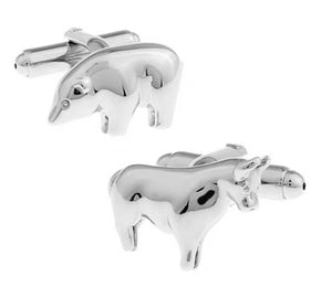 Bull and Bear Cuff Links for Men