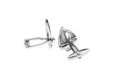Men's Sailboat Cufflinks Copper Enamel Retail