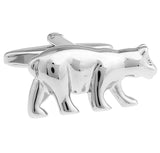 Lovely Polar Bear Cufflinks Copper Material