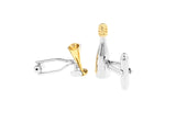 Men Copper Cuff Links Golden Champagne