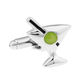 Green Cocktail CuffLinks Copper Material Men's Jewelry
