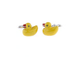 Yellow Duck Style Cuff Button Cufflinks